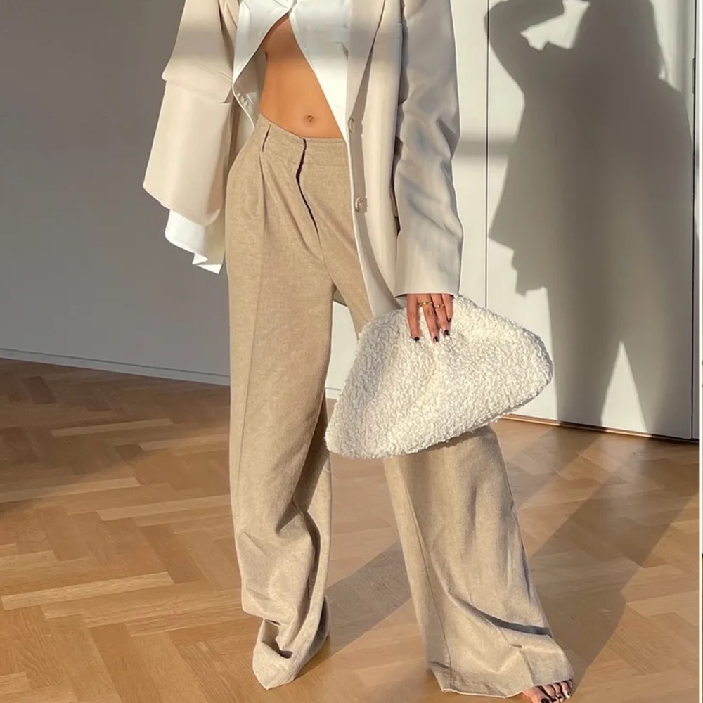 NAKD Wide leg flannel trousers